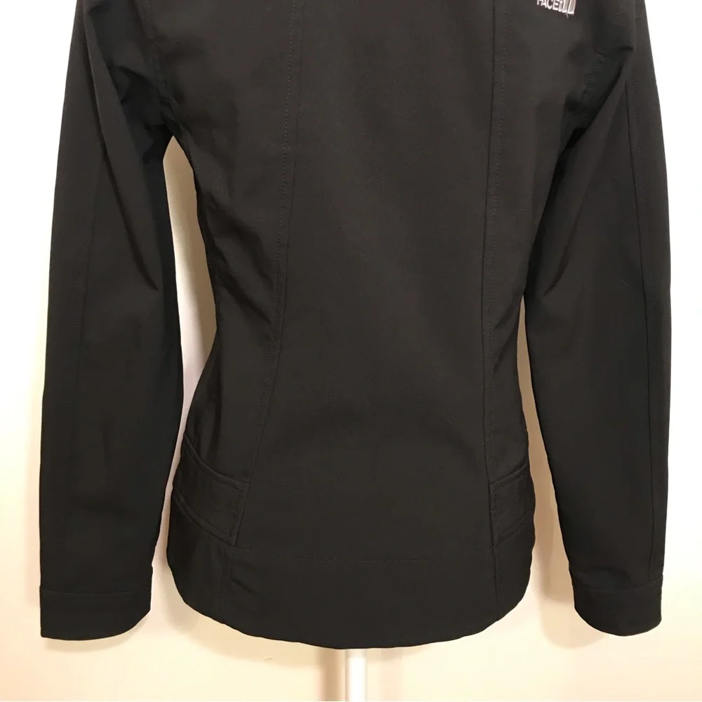 The North Face Women Black Soft Shell Lightweight Black Zip Up Jacket Size Small - Picture 11 of 15
